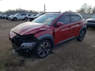2022 Hyundai Kona Limited z VIN KM8K5CA34NU910962, wystawiony jako Copart lot #40102183 z przebiegiem 9 438 mil mil oraz . Historia ofert i sprzedaży dostępna na DreamBid. Obrazek 1.
