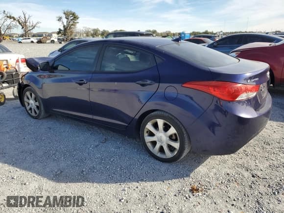 ✅ 2012 Hyundai Elantra Limited • VIN: 5NPDH4AE9CH118860 • Lot: 92302465. Listed on Copart with 133,852 mi. Free auction sales archive from the USA and detailed vehicle history report at DreamBid. Image 2.
