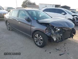 ✅ 2013 Honda Accord LX • VIN: 1HGCR2F38DA189059 • Lot: 43769182. Listed on IAAI with 118,801 mi. Free auction sales archive from the USA and detailed vehicle history report at DreamBid. Image 1.