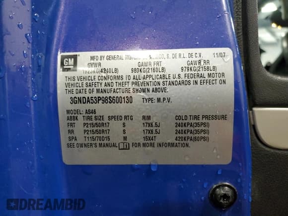 ✅ 2008 Chevrolet HHR LT • VIN: 3GNDA53P98S600130 • Lot: 43534875. Listed on Copart with 139,648 mi. Free auction sales archive from the USA and detailed vehicle history report at DreamBid. Image 12.