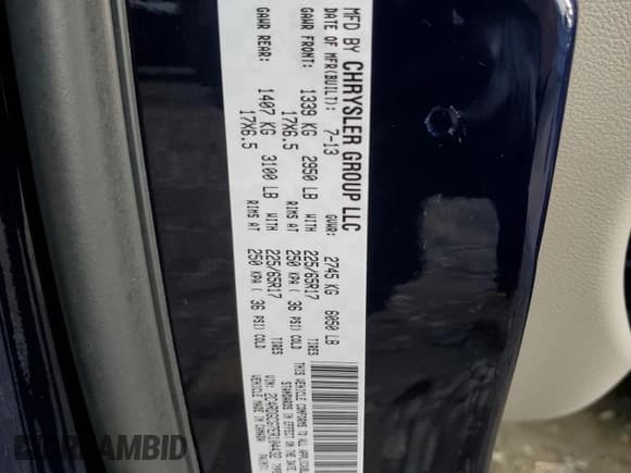 ✅ 2014 Dodge Grand Caravan SXT • VIN: 2C4RDGCG7ER104432 • Lot: 89828015. Wystawiony na Copart z przebiegiem 129 998 mil. Bezpłatny archiwum sprzedaży aukcyjnych z USA i szczegółowy raport historii pojazdu na DreamBid. Zdjęcie 13.