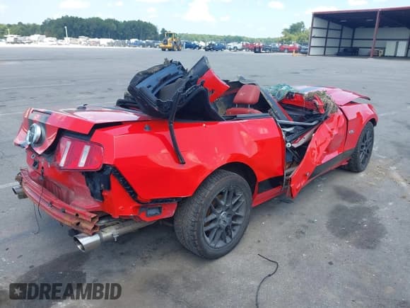 ✅ 2012 Ford Mustang GT Premium • VIN: 1ZVBP8FF9C5229733 • Lot: 42932652. Listed on IAAI with Not provided. Free auction sales archive from the USA and detailed vehicle history report at DreamBid. Image 4.