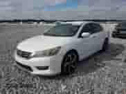 2014 Honda Accord Sport z VIN 1HGCR2F50EA207105, wystawiony jako Copart lot #84563375 z przebiegiem 211 814 mil mil oraz Szkoda całkowita • Salvage title. Historia ofert i sprzedaży dostępna na DreamBid. Obrazek 1.