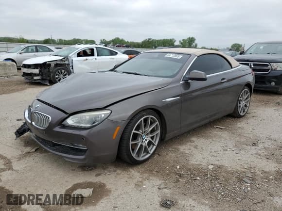 ✅ 2013 BMW 6 Series 650i • VIN: WBAYP9C58DD168863 • Лот: 54712895. Опубликован ранее на Copart с пробегом 117 728 миль. Бесплатный доступ к архиву аукционных продаж из США и подробный отчёт об истории автомобиля на DreamBid. Изображение 1.
