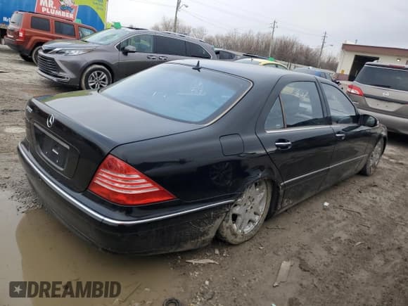 ✅ 2003 Mercedes-Benz S 500 • VIN: WDBNG75JX3A326428 • Lot: 48180135. Listed on Copart with Not provided. Free auction sales archive from the USA and detailed vehicle history report at DreamBid. Image 3.