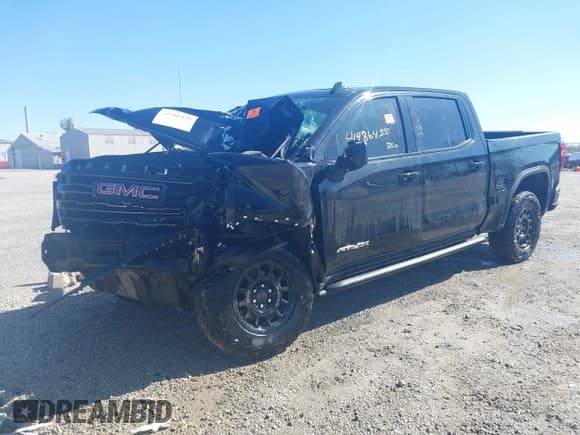 ✅ 2023 GMC Sierra 1500 AT4X • VIN: 3GTUUFEL1PG233161 • Лот: 41986435. Опубликован ранее на IAAI с пробегом Не указан. Бесплатный доступ к архиву аукционных продаж из США и подробный отчёт об истории автомобиля на DreamBid. Изображение 2.