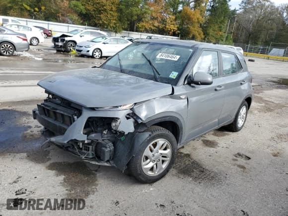 ✅ 2022 Hyundai Venue SE • VIN: KMHRB8A37NU160431 • Lot: 84106464. Listed on Copart with Not provided. Free auction sales archive from the USA and detailed vehicle history report at DreamBid. Image 1.