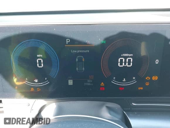 2024 Hyundai Kona SEL with VIN KM8HBCAB6RU148816, listed as a IAAI auction lot 41313124 with 3,186 mi miles and . Bid and sale history available at DreamBid. Image 7.