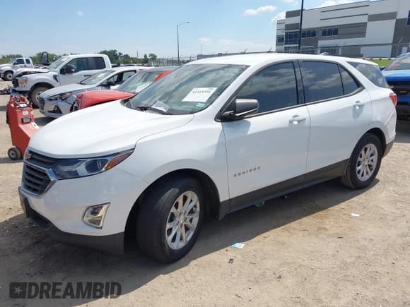 ✅ 2018 Chevrolet Equinox LS • VIN: 3GNAXHEV7JS583025 • Лот: 43315391. Опубликован ранее на IAAI с пробегом Не указан. Бесплатный доступ к архиву аукционных продаж из США и подробный отчёт об истории автомобиля на DreamBid. Изображение 2.