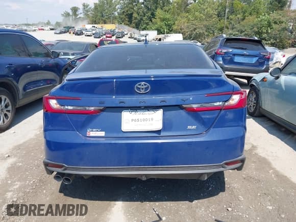 ✅ 2025 Toyota Camry SE • VIN: 4T1DAACK7SU129443 • Lot: 43225500. Listed on IAAI with Not provided. Free auction sales archive from the USA and detailed vehicle history report at DreamBid. Image 15.