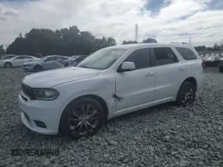 2020 Dodge Durango GT Plus with VIN 1C4RDHDG4LC259319, listed as a Copart auction lot 72008075 with 98,187 mi miles and Salvage title. Bid and sale history available at DreamBid. Image 1.