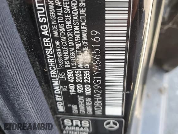 ✅ 2000 Mercedes-Benz C 230/260/280/320 • VIN: WDBHA29G1YA865169 • Lot: 64120844. Wystawiony na Copart z przebiegiem Nie podano. Bezpłatny archiwum sprzedaży aukcyjnych z USA i szczegółowy raport historii pojazdu na DreamBid. Zdjęcie 12.