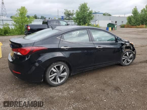 2016 Hyundai Elantra Sport with VIN KMHDH4AH3GU622886, listed as a Copart auction lot 65144065 with 139,369 mi miles and Salvage title. Bid and sale history available at DreamBid. Image 3.
