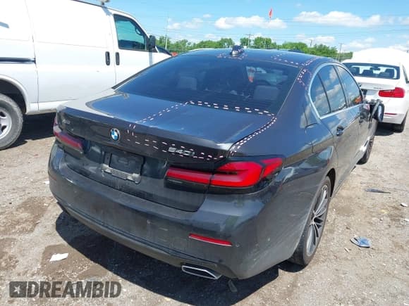 ✅ 2021 BMW 5 Series 540i xDrive • VIN: WBA73BJ02MWW93833 • Lot: 42160043. Listed on IAAI with 59,779 mi. Free auction sales archive from the USA and detailed vehicle history report at DreamBid. Image 4.