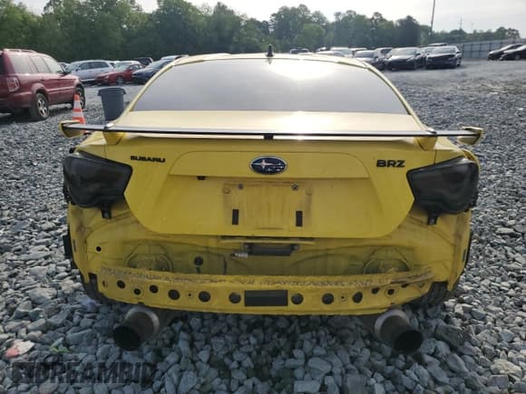✅ 2017 Subaru BRZ Series.Yellow • VIN: JF1ZCAC17H9601492 • Lot: 54909545. Listed on Copart with Not provided. Free auction sales archive from the USA and detailed vehicle history report at DreamBid. Image 6.
