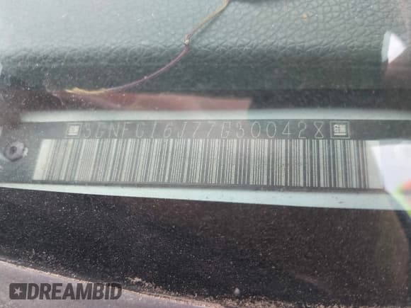 ✅ 2007 Chevrolet Suburban LTZ • VIN: 3GNFC16J77G300428 • Lot: 42279084. Listed on IAAI with Not provided. Free auction sales archive from the USA and detailed vehicle history report at DreamBid. Image 9.