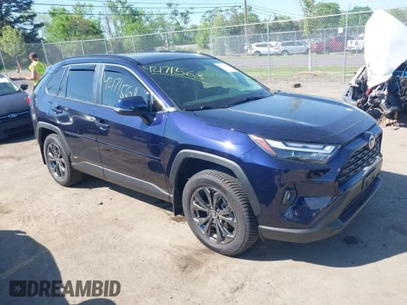 ✅ 2024 Toyota RAV4 Hybrid XLE Premium • VIN: JTMB6RFV3RJ041700 • Lot: 42171568. Listed on IAAI with 10,452 mi. Free auction sales archive from the USA and detailed vehicle history report at DreamBid. Image 1.