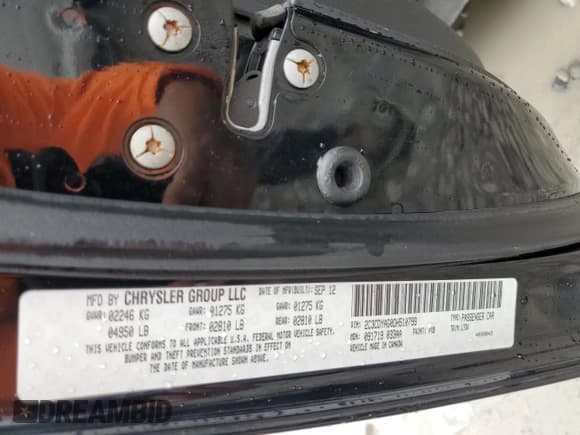 ✅ 2013 Dodge Challenger SXT • VIN: 2C3CDYAG0DH510799 • Lot: 72043994. Wystawiony na Copart z przebiegiem 118 598 mil. Bezpłatny archiwum sprzedaży aukcyjnych z USA i szczegółowy raport historii pojazdu na DreamBid. Zdjęcie 12.