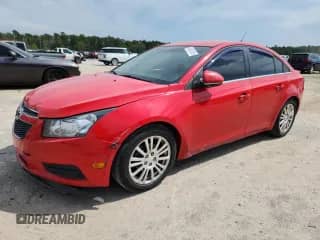 2014 Chevrolet Cruze ECO z VIN 1G1PH5SB9E7265865, wystawiony jako Copart lot #80091385 z przebiegiem 141 355 mil mil oraz Szkoda całkowita • Salvage title. Historia ofert i sprzedaży dostępna na DreamBid. Obrazek 1.