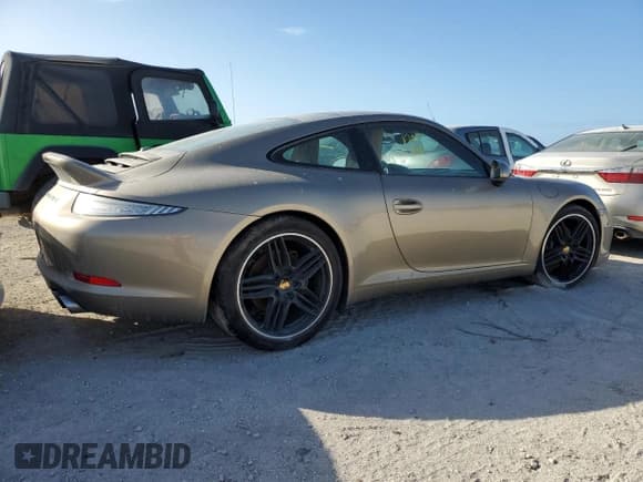 ✅ 2014 Porsche 911 Carrera • VIN: WP0AA2A90ES107197 • Lot: 75607494. Listed on Copart with Not provided. Free auction sales archive from the USA and detailed vehicle history report at DreamBid. Image 3.