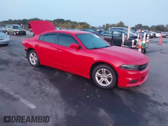 ✅ 2018 Dodge Charger SXT • VIN: 2C3CDXBG4JH169945 • Lot: 43223980. Listed on IAAI with 142,315 mi. Free auction sales archive from the USA and detailed vehicle history report at DreamBid. Image 1.