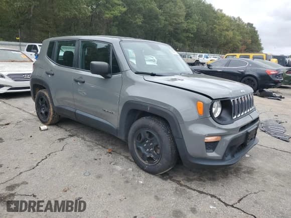 ✅ 2020 Jeep Renegade Sport • VIN: ZACNJAABXLPL35920 • Lot: 90846275. Wystawiony na Copart z przebiegiem 91 358 mil. Bezpłatny archiwum sprzedaży aukcyjnych z USA i szczegółowy raport historii pojazdu na DreamBid. Zdjęcie 4.