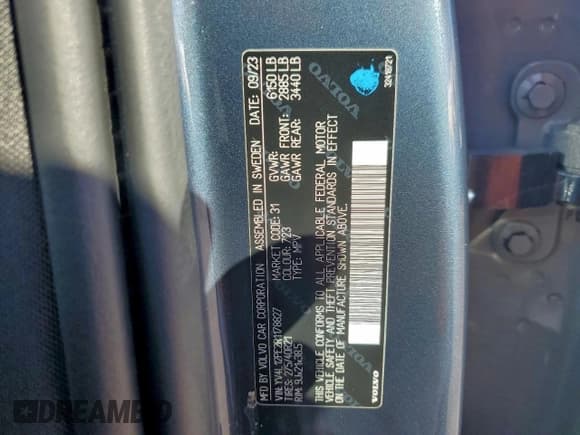 ✅ 2024 Volvo XC90 Plus Bright Theme • VIN: YV4L12PE2R1178827 • Лот: 94829115. Опубликован ранее на Copart с пробегом 15 605 миль. Бесплатный доступ к архиву аукционных продаж из США и подробный отчёт об истории автомобиля на DreamBid. Изображение 13.