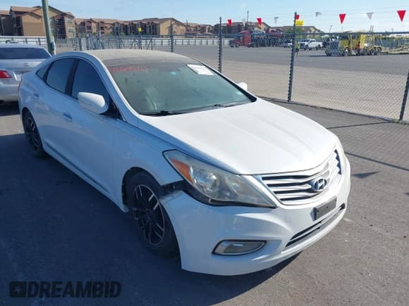 ✅ 2012 Hyundai Azera • VIN: KMHFH4JG8CA142922 • Lot: 42619570. Listed on IAAI with 238,761 mi. Free auction sales archive from the USA and detailed vehicle history report at DreamBid. Image 1.