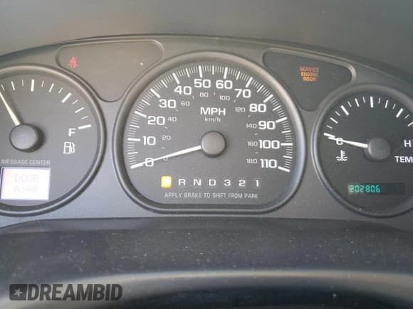 ✅ 2002 Chevrolet Venture Value 1SV • VIN: 1GNDU23E32D207493 • Lot: 81957965. Listed on Copart with 202,806 mi. Free auction sales archive from the USA and detailed vehicle history report at DreamBid. Image 9.