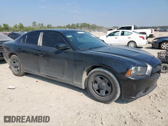 ✅ 2013 Dodge Charger Police • VIN: 2C3CDXAT9DH593379 • Lot: 85201785. Listed on Copart with 175,266 mi. Free auction sales archive from the USA and detailed vehicle history report at DreamBid. Image 4.