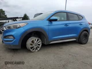 2018 Hyundai Tucson SEL z VIN KM8J33A40JU602028, wystawiony jako Copart lot #51386695 z przebiegiem 106 878 mil mil oraz Czysty tytuł • Clean title. Historia ofert i sprzedaży dostępna na DreamBid. Obrazek 1.