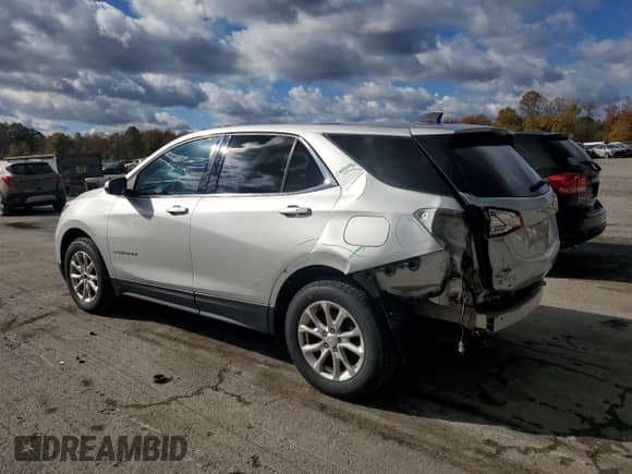 2018 Chevrolet Equinox LT with VIN 3GNAXSEV1JL175398, listed as a Copart auction lot 82592785 with 119,466 mi miles and Salvage title. Bid and sale history available at DreamBid. Image 2.