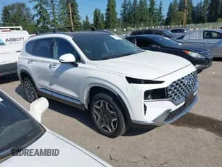 2022 Hyundai Santa Fe Limited with VIN KM8S5DA11NU055884, listed as a IAAI auction lot 42750378 with 16,018 mi miles and . Bid and sale history available at DreamBid. Image 1.
