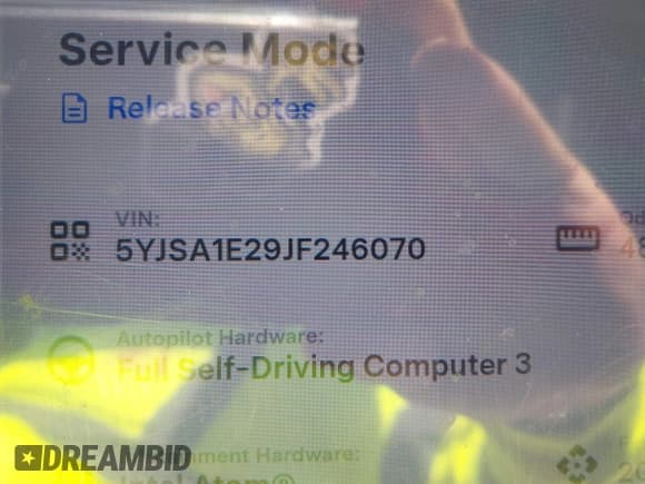 ✅ 2018 Tesla Model S 75D • VIN: 5YJSA1E29JF246070 • Лот: 43205322. Опубликован ранее на IAAI с пробегом 48 175 миль. Бесплатный доступ к архиву аукционных продаж из США и подробный отчёт об истории автомобиля на DreamBid. Изображение 9.