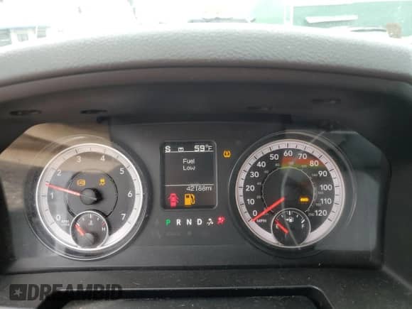 2019 Ram 1500 Express with VIN 1C6RR7FG1KS519292, listed as a Copart auction lot 41518704 with 42,188 mi miles and Salvage title. Bid and sale history available at DreamBid. Image 9.