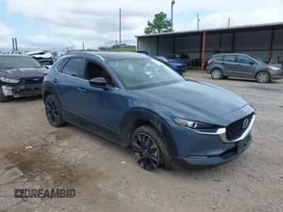 ✅ 2025 Mazda CX-30 S Preferred • VIN: 3MVDMBCM2SM757268 • Lot: 42608382. Listed on IAAI with 20,635 mi. Free auction sales archive from the USA and detailed vehicle history report at DreamBid. Image 1.