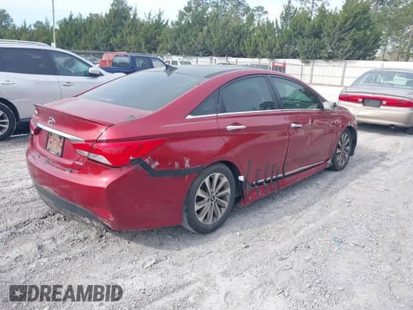 2014 Hyundai Sonata Limited с VIN 5NPEC4AC3EH915142, выставлен на аукционе IAAI как лот 41874344 с пробегом 157 132 миль миль и . История ставок и продаж доступна на DreamBid. Изображение 4.