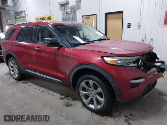 ✅ 2020 Ford Explorer Platinum • VIN: 1FM5K8HC8LGC91187 • Лот: 40890302. Опубликован ранее на IAAI с пробегом 42 632 миль. Бесплатный доступ к архиву аукционных продаж из США и подробный отчёт об истории автомобиля на DreamBid. Изображение 1.