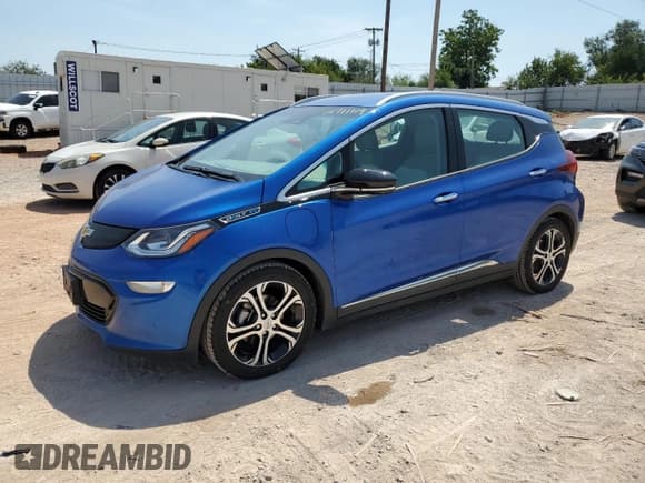 ✅ 2017 Chevrolet Bolt EV Premier • VIN: 1G1FX6S0XH4184723 • Lot: 68711104. Wystawiony na Copart z przebiegiem 57 178 mil. Bezpłatny archiwum sprzedaży aukcyjnych z USA i szczegółowy raport historii pojazdu na DreamBid. Zdjęcie 1.
