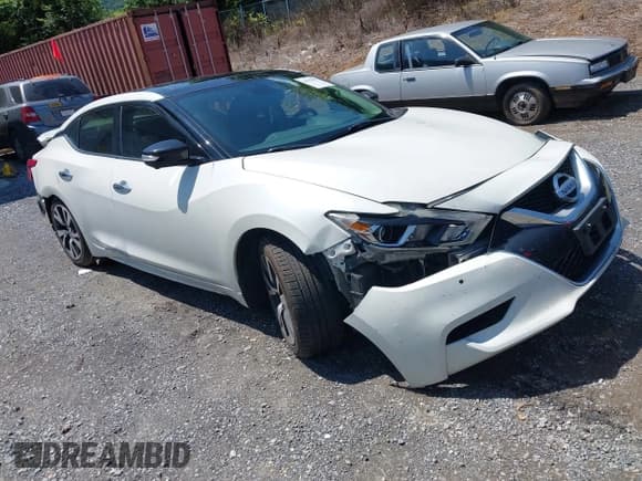 ✅ 2017 Nissan Maxima S • VIN: 1N4AA6AP9HC448611 • Lot: 42553991. Listed on IAAI with 155,803 mi. Free auction sales archive from the USA and detailed vehicle history report at DreamBid. Image 1.