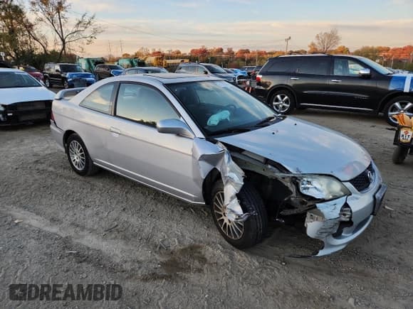 ✅ 2005 Honda Civic EX • VIN: 1HGEM22915L004826 • Lot: 91435045. Wystawiony na Copart z przebiegiem 133 606 mil. Bezpłatny archiwum sprzedaży aukcyjnych z USA i szczegółowy raport historii pojazdu na DreamBid. Zdjęcie 4.