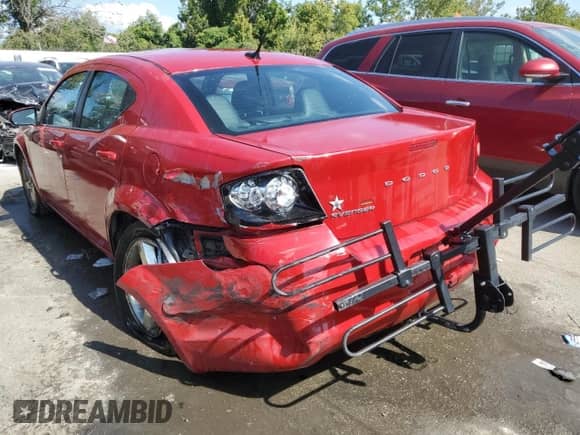 2011 Dodge Avenger Lux with VIN 1B3BD2FGXBN532327, listed as a Copart auction lot 70492784 with 132,537 mi miles and Salvage title. Bid and sale history available at DreamBid. Image 2.