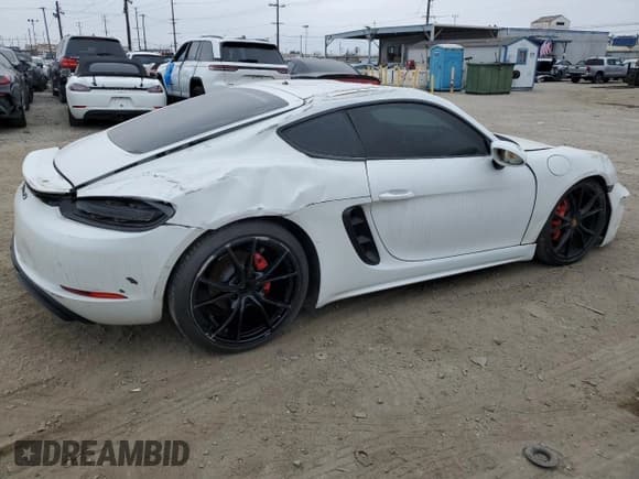 ✅ 2019 Porsche 718 Cayman S • VIN: WP0AB2A86KS278407 • Lot: 76349154. Listed on Copart with 13,198 mi. Free auction sales archive from the USA and detailed vehicle history report at DreamBid. Image 3.