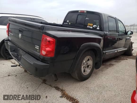 2008 Dodge Dakota SLT with VIN 1D7HE48N58S536752, listed as a Copart auction lot 79686974 with 220,024 mi miles and Salvage title. Bid and sale history available at DreamBid. Image 3.