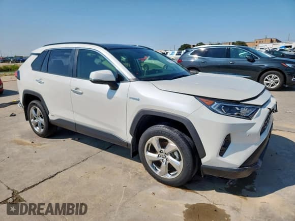 ✅ 2020 Toyota RAV4 Hybrid Limited • VIN: JTMD6RFV3LD500643 • Lot: 71975175. Listed on Copart with 19,629 mi. Free auction sales archive from the USA and detailed vehicle history report at DreamBid. Image 4.