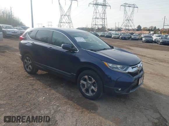 ✅ 2018 Honda CR-V EX-L • VIN: 5J6RW2H84JA000441 • Lot: 43729670. Listed on IAAI with 130,809 mi. Free auction sales archive from the USA and detailed vehicle history report at DreamBid. Image 1.