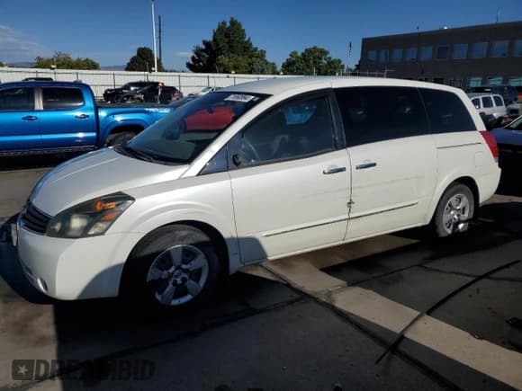 ✅ 2007 Nissan Quest S • VIN: 5N1BV28U07N109015 • Lot: 71560994. Wystawiony na Copart z przebiegiem 181 942 mil. Bezpłatny archiwum sprzedaży aukcyjnych z USA i szczegółowy raport historii pojazdu na DreamBid. Zdjęcie 1.