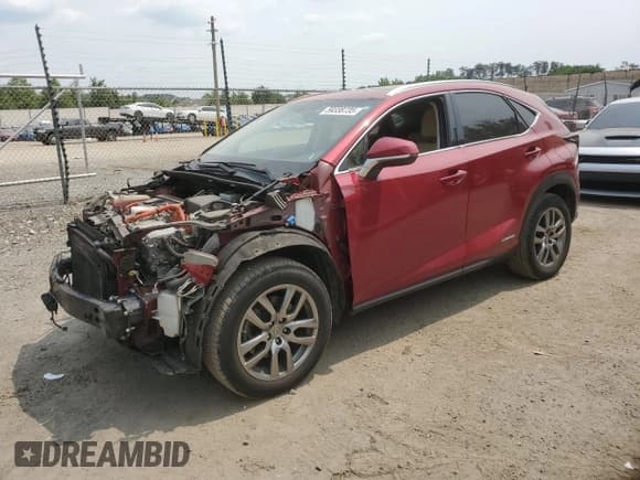 ✅ 2015 Lexus NX 300h • VIN: JTJBJRBZ1F2019074 • Lot: 59338735. Listed on Copart with 100,574 mi. Free auction sales archive from the USA and detailed vehicle history report at DreamBid. Image 1.