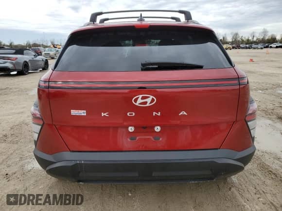 2024 Hyundai Kona SEL with VIN KM8HC3AB4RU182007, listed as a Copart auction lot 87956855 with 1,551 mi miles and Salvage title. Bid and sale history available at DreamBid. Image 6.