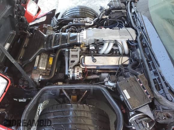 1991 Chevrolet Corvette with VIN 1G1YY3389M5108553, listed as a Copart auction lot 82470724 with 163,967 mi miles and Salvage title. Bid and sale history available at DreamBid. Image 11.